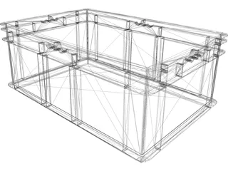 Plastic Box 3D Model