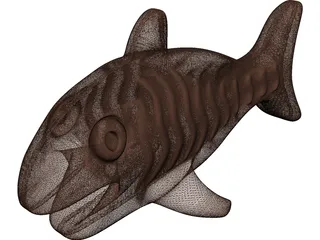 Chocolate Fish 3D Model