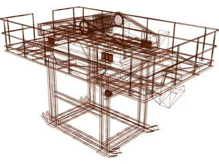 De-Watering Sandscreen 3D Model