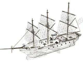 Barco 3D Model