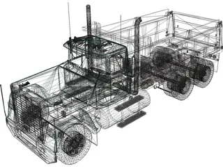 Mack Dumpster 3D Model