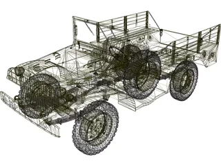 Dodge WC51 3D Model