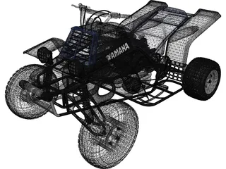 Yamaha Banshee 3D Model