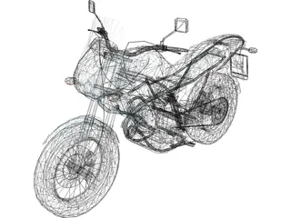 Suzuki Freewind XF650 3D Model