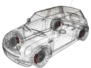 Mini Cooper [Tuned] 3D Model