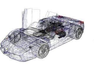 Ferrari Enzo Cabrio [Tuned] 3D Model