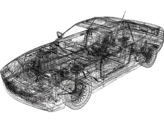 BMW 850i (E31) (1989-1994) 3D Model