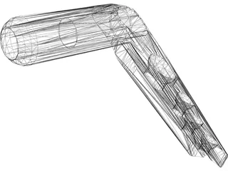 Perthrocantheric Bone Plate 3D Model