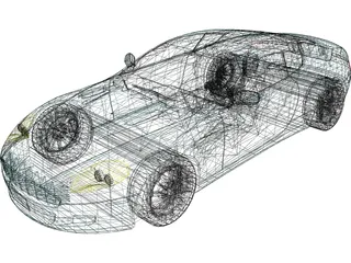 Aston Martin DB9 3D Model