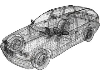 BMW 325i Touring (1995) 3D Model