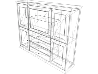 Entertainment Center 3D Model