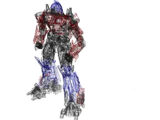 Transformers Movie Optimus Prime 3D Model