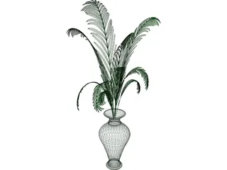 Plant In Vase 3D Model