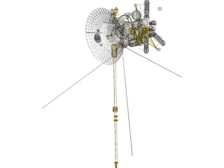 Cassini Probe 3D Model