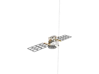 Mars Express Probe 3D Model