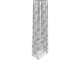 Hancock Tower, Chicago IL 3D Model