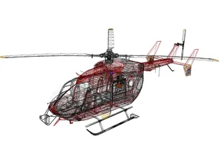 Eurocopter EC145 3D Model