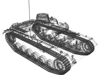 Panzer III 3D Model