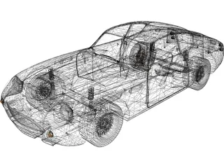 Aston Martin DB4 GT Zagato (1960) 3D Model