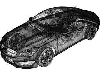 Mercedes-Benz CLA (2015) 3D Model