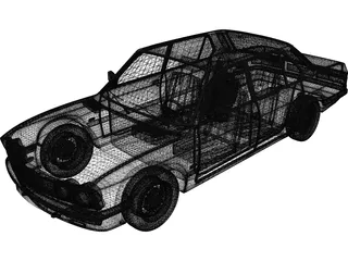 BMW 5-series E28 (1985) 3D Model