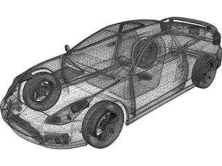 Toyota Celica GTS (2005) 3D Model