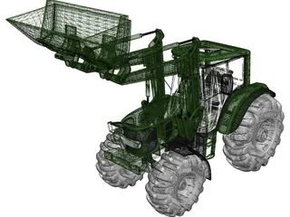 Front Loader 3D Model