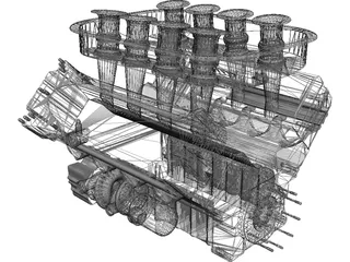 Mugen Eengine LMP1 Series 3D Model