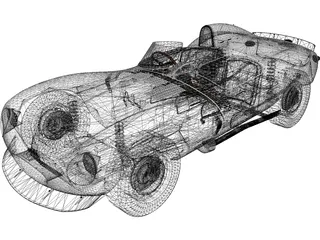 Jaguar D-Type (1956) 3D Model