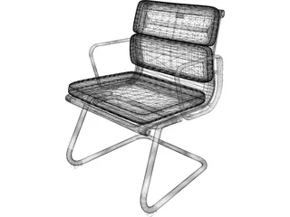 Business Class Chair 3D Model