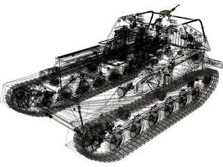 Su-76M 3D Model