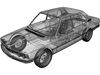 BMW 528i E12 3D Model