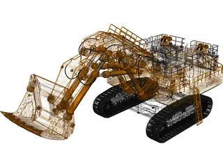 Hitachi EX5500 3D Model