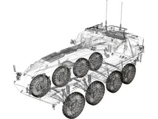 Piranha Lav-25 3D Model