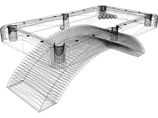 Pool Table 3D Model