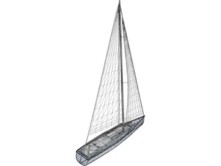 Sailboat 3D Model