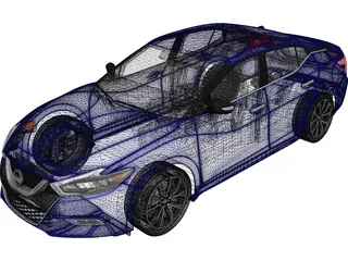 Nissan Maxima (2016) 3D Model