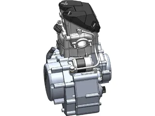 Husaberg Engine 450cc 3D Model