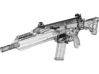 FX-05 Fusil Xiuhcoatl 3D Model