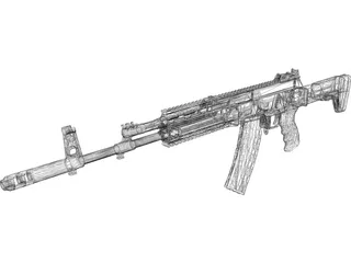 AK-12 3D Model