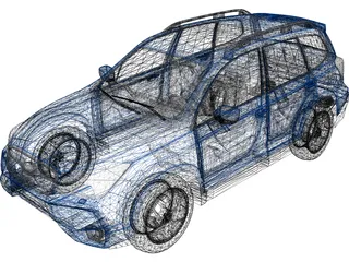 Subaru Forester 3D Model