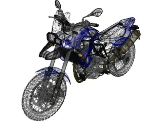 BMW F800 GS (2008) 3D Model