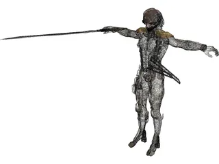 Raiden 3D Model