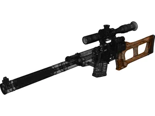 VSS Vintorez 3D Model