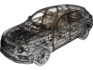 Bentley Bentayga (2017) 3D Model
