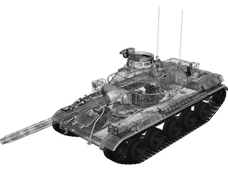 AMX-30B 3D Model