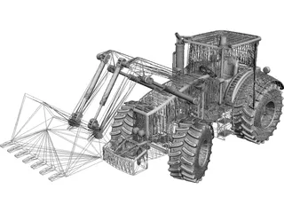 Excavator 3D Model