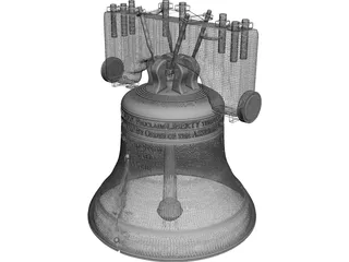 Liberty Bell 3D Model