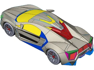 Lykan Hypersport 3D Model