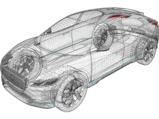 Jaguar I-Pace Concept 3D Model
